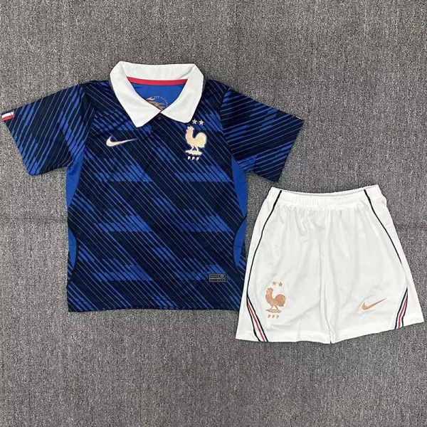 2026-27 France Home Kids Soccer Jersey