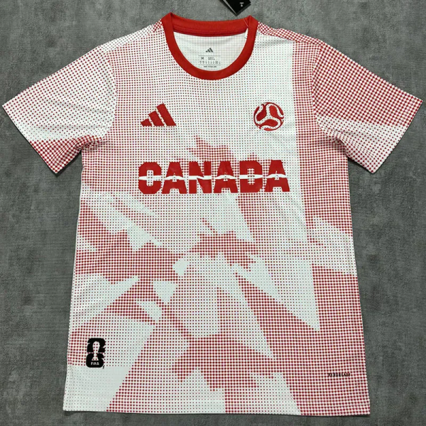 2026 Canada World Cup Culture Promotion Red Training shirts