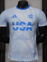 2026 USA World Cup Culture Promotion Blue Player Version Training shirts