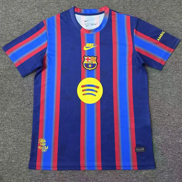 26-27 Barcelona Blue Red Training shirts (中间标)