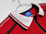 1998-1999 Man Utd Home Retro Soccer Jersey