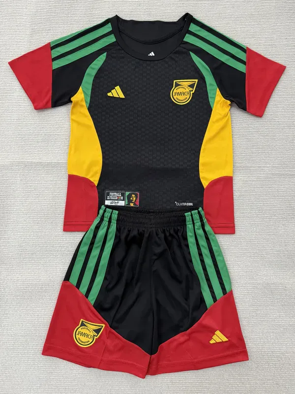 2026-27 Jamaica White Kids Soccer Jersey