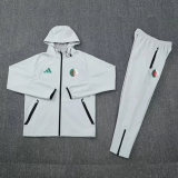 25-26 Algeria Gray Windbreaker Suit (Hoodie)(风衣套装)