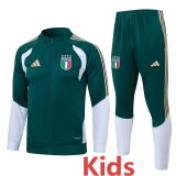 2026-27 Italy Green Kids Jacket Tracksuit #E26019(童装)