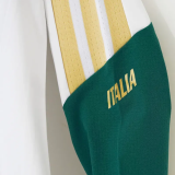2026-27 Italy White Top Half Pull Tracksuit (半拉上衣)