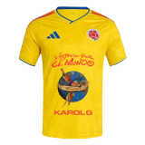 2026-27 Colombia Home X-Karol G Graphics Fans Soccer Jersey