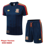 2026-27 Spain Royal blue Player Version Training Short Suit (球员短套装)#D2604
