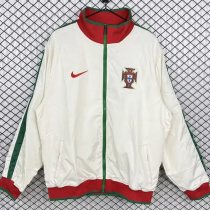 2010-2011 Portugal White Retro Windbreaker