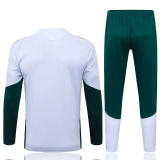 2026-27 Italy White Kids Half Pull Tracksuit #E26015(童装)(半拉链)