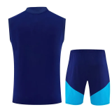 2026-27 Spain Royal blue Tank top and shorts suit