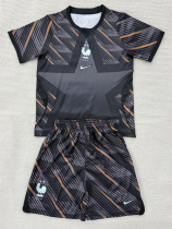 2026-27 France Grey Goalkeeper Kids Soccer Jersey