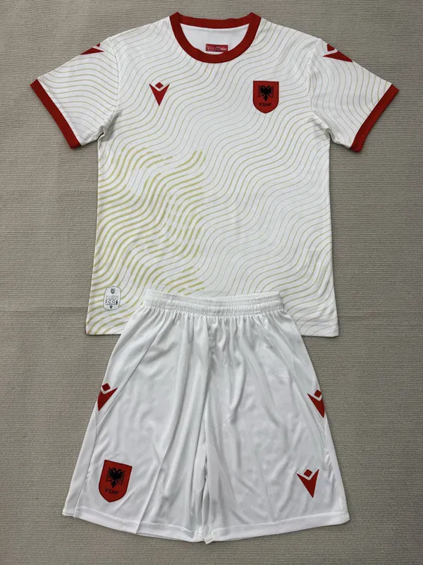 2026-27 Albania Away Kids Soccer Jersey