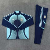 2026-27 Argentina Royal blue Windbreaker Suit (风衣套装)