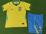 2026-27 Brazil Home Kids Player Version Soccer Jersey (球员童装)