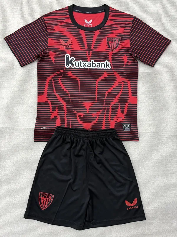 25-26 Bilbao Fourth Kids Soccer Jersey