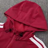 25-26 Germany Red Windbreaker Suit (Hoodie)(风衣套装)