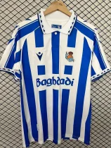 25-26 Real White Blue Sociedad Special Edition Fans Soccer Jersey