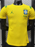 2026-27 Brazil Yellow Special Edition Player Version Training shirts (绿飞人标)