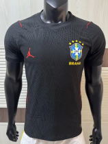 2026-27 Brazil Black Player Version Training shirts (红飞人标)