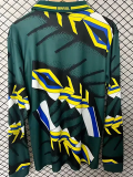 1994 Brazil Green Goalkeeper Long Sleeve Retro Soccer Jersey (长袖)