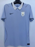 2026-27 Uruguay Home Player Version Soccer Jersey (Right-Arm Patch)