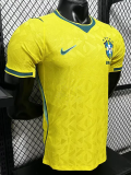 2026-27 Brazil Home Player Version Soccer Jersey (Right-Arm Patch)