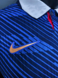 2026-27 France Home Player Version Soccer Jersey (Right-Arm Patch)