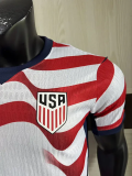 2026-27 USA Home Player Version Soccer Jersey (前空白)(Right-Arm Patch)