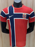 2026-27 Norway Home Player Version Soccer Jersey (Right-Arm Patch)