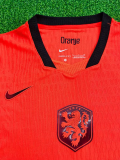 2026-27 Netherlands Home Player Version Soccer Jersey (Right-Arm Patch)
