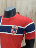 2026-27 Norway Home Player Version Soccer Jersey (Right-Arm Patch)