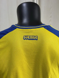 2026-27 Sweden Home Player Version Soccer Jersey (Right-Arm Patch)