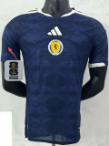 2026-27 Scotland Home Player Version Soccer Jersey (Right-Arm Patch)