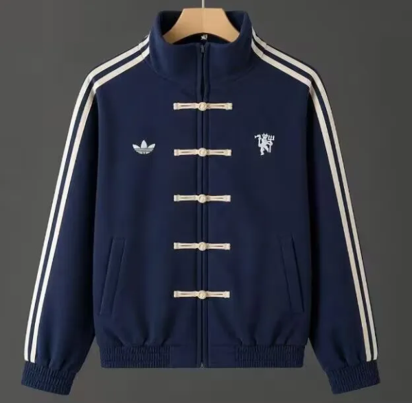 Man Utd AD Dark Gray Tang Suit Jacket #单夹克