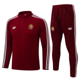 2026-27 Spain Brown Red Half Pull Tracksuit #B26036(半拉链)
