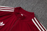 2026-27 Spain Brown Red Half Pull Tracksuit #B26036(半拉链)