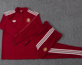 2026-27 Spain Brown Red Half Pull Tracksuit #B26036(半拉链)