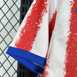 2026-27 Paraguay Home Fans Soccer Jersey (Right-Arm Patch)