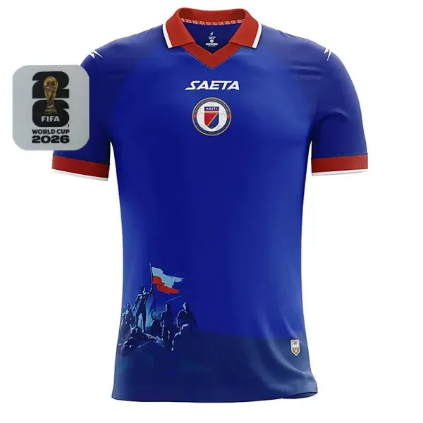 2026-27 Haiti Home Fans Soccer Jersey (Right-Arm Patch)