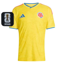 2026-27 Colombia Home 1:1 Fans Soccer Jersey (Right-Arm Patch)