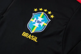 2026-27 Brazil Black Half Pull Tracksuit #B26034(半拉链)
