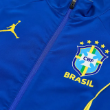 2026-27 Brazil Fancy blue Windbreaker Suit (风衣套装)