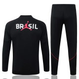 2026-27 Brazil Black Half Pull Tracksuit #B26034(半拉链)