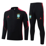 2026-27 Brazil Black Half Pull Tracksuit #B26034(半拉链)
