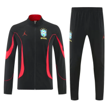 2026-27 Brazil Black Windbreaker Suit (风衣套装)