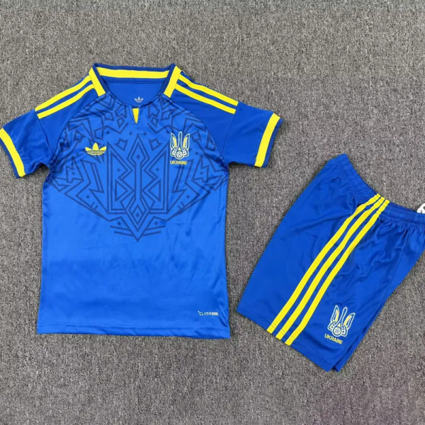 2026-27 Ukraine Away Kids Soccer Jersey
