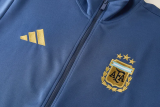 2026-27 Argentina Blue Gray Jacket Tracksuit #01