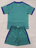 2026-27 Argentina Green Goalkeeper Kids Soccer Jersey