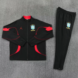 2026-27 Brazil Black Windbreaker Suit (风衣套装)