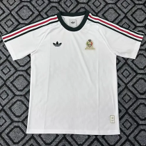 2026-27 Mexico White Casual Edition Fans Training shirts (绿三叶)
